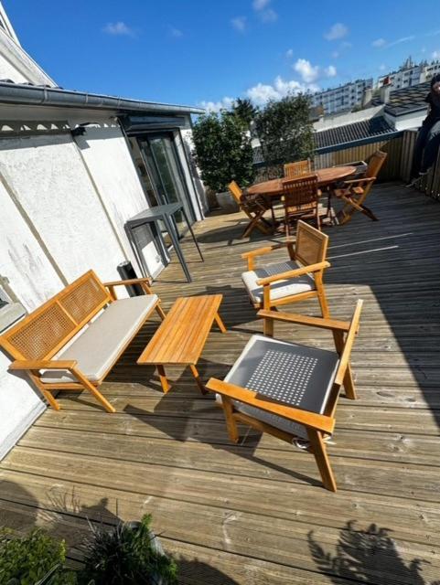 Ferienwohnung Cosy'S Terrasse Larmor-Plage Exterior foto