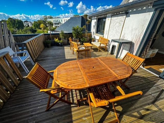 Ferienwohnung Cosy'S Terrasse Larmor-Plage Exterior foto